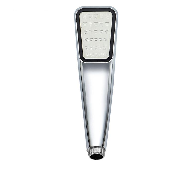 

Square 300-hole high-pressure rain shower nozzle shower head water-saving water flow with chrome-plated ABS bathroom accessories срібний