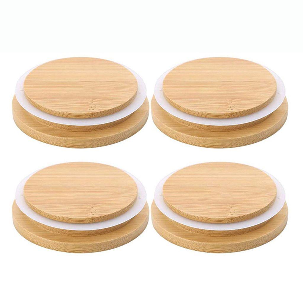 Jar Lids Wide Mouth with Seal Ring Mugs Cup Covers Bottle Sealing Caps Mason Jar Lids Can Lids