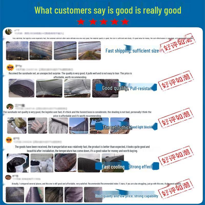Thickened Encrypted Outdoor Sun Net for Vegetable Fields and Greenhouses