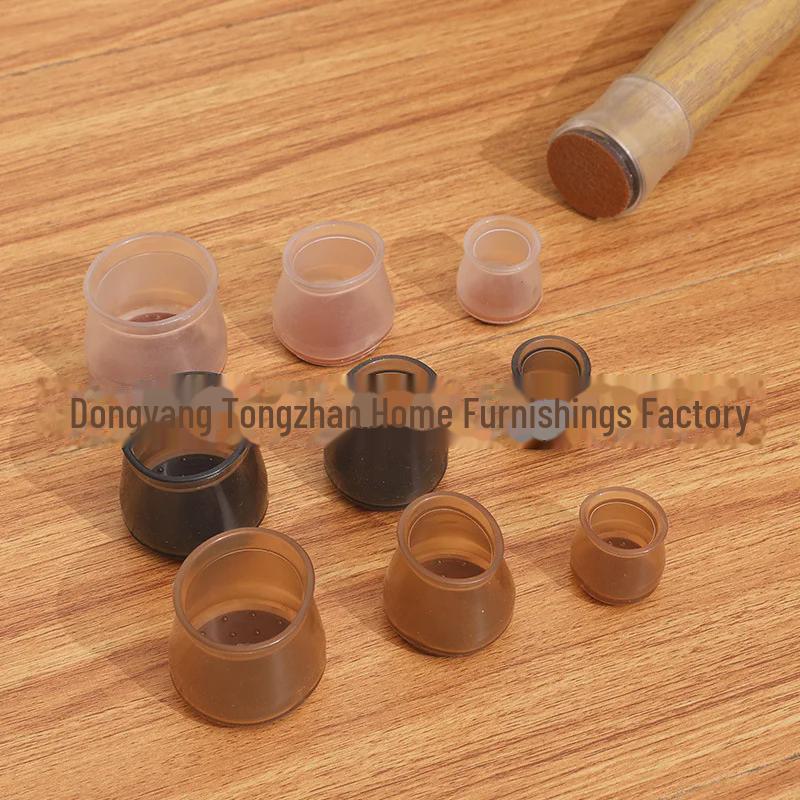 

Силиконовые войлочные защитные чехлы для ножек стульев и столов Extra Small Round 16-22mm