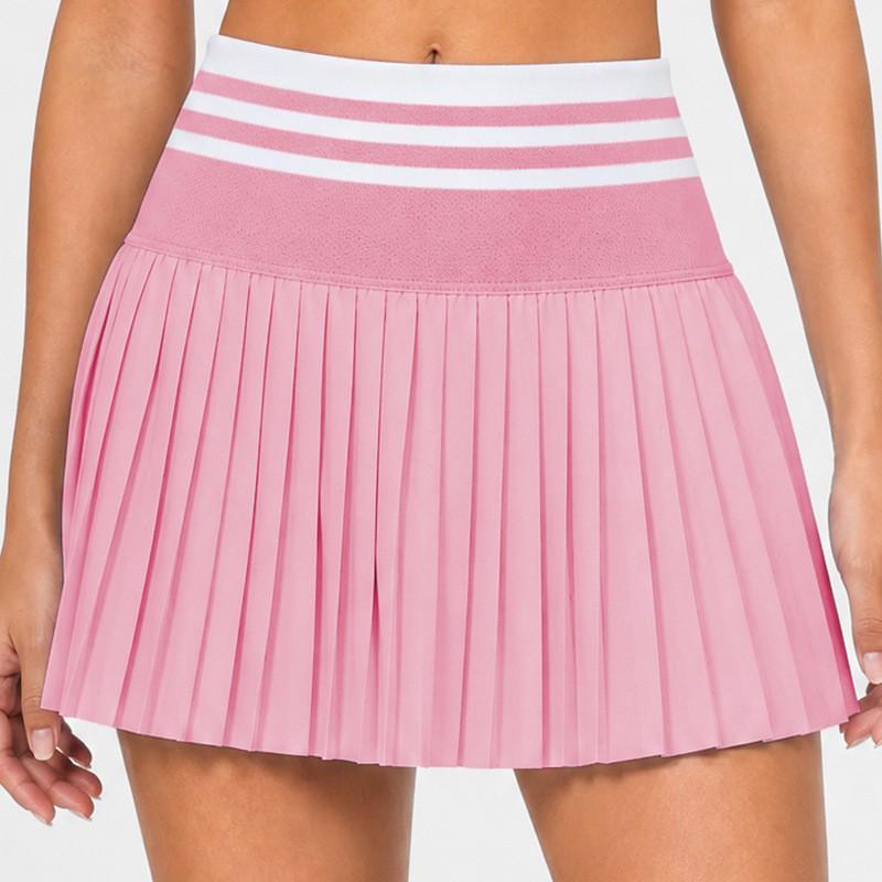 Womens Athletic Skort With Built-in Shorts Tennis Badminton Running Yoga Sportswear