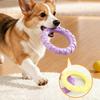 Pet Chew Toy TPR Material Tug-of-War Interactive Training Teeth Dog Chew Ring Bite-Resistant Medium Large Dogs Safe Chew Toy