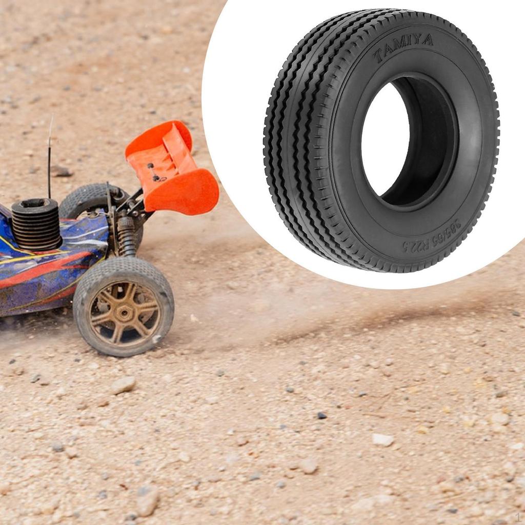 Hardened Rubber Wheel Tire High Grip Replacement Repair Parts for 1/14 Scale RC Vehicle