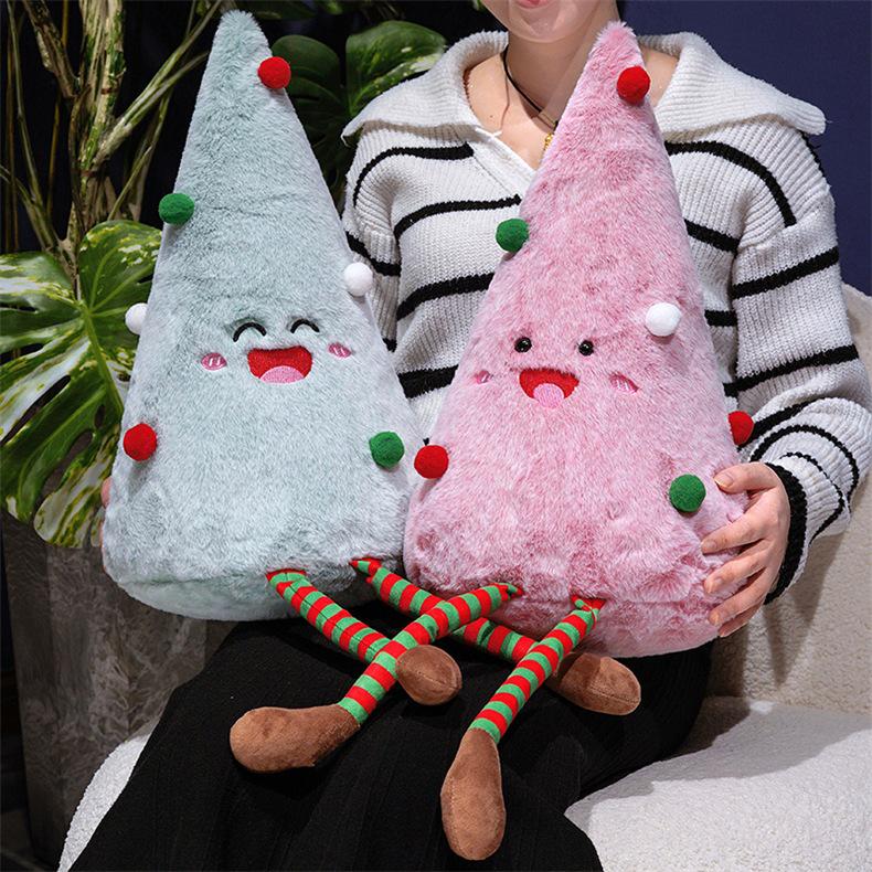 New Cute Plush Christmas Tree Bear Ornament for Home Parties