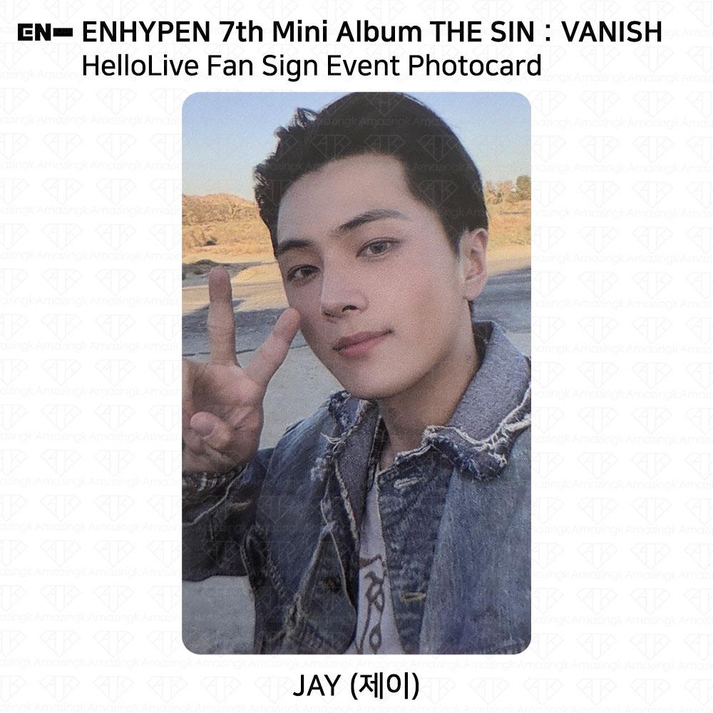 ENHYPEN 7th Mini Album The Sin : Vanish HelloLive VC Event Photocard