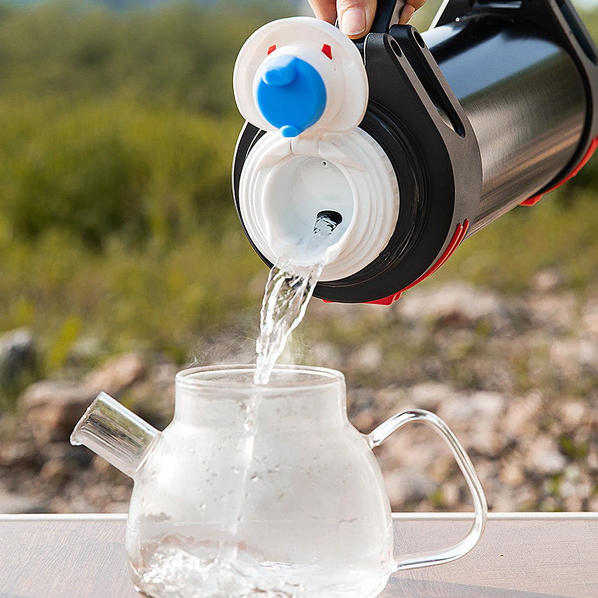 1500 мл большая емкость нержавеющая сталь автомобильный термос, термокружка для домашнего использования, портативный дорожный чайник для улицы 1.5L