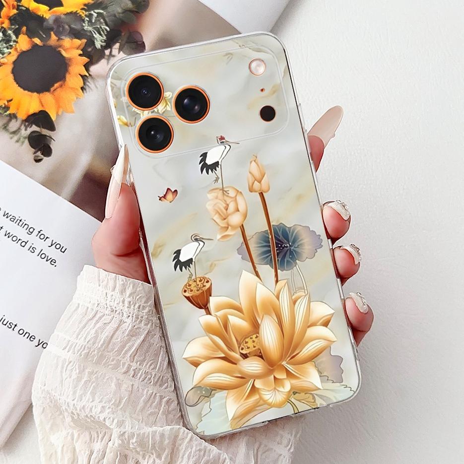 For Apple iPhone 17 Pro Max Case iPhone17 Air Fashion Painted Cover Soft Silicone Case For iPhone 17 Air iPhone17 Pro Max Fundas