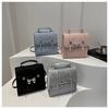Mini Sac à Dos Nœud Papillon en Similicuir pour Femmes Tendance Petit Sac Bandoulière Porté Croisé