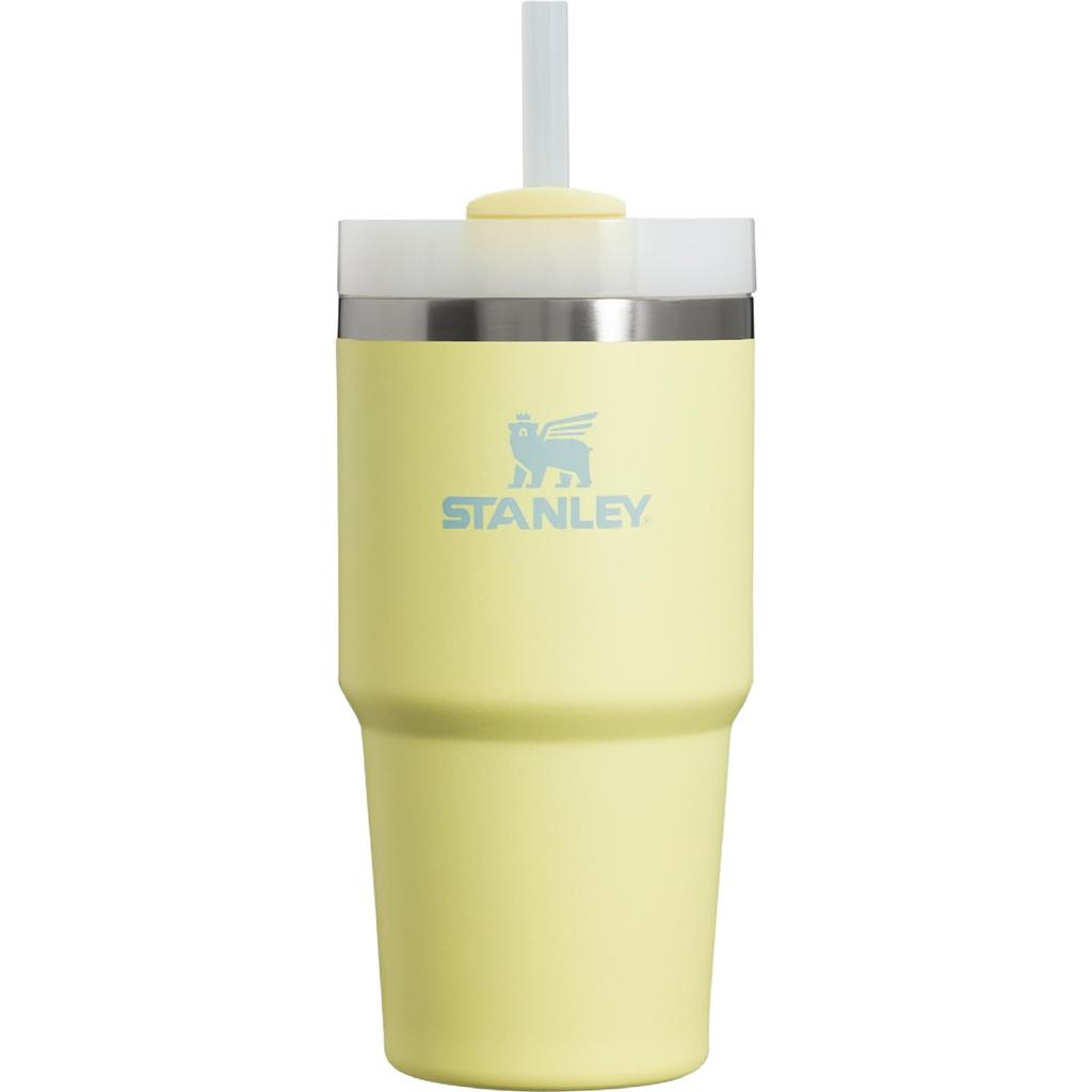 STANLEY Vacuum with for Outdoor Dishwasher Warranty Included Japanese H2.0 Quencher, 0.6L Pomelo, 600ml, Insulated, Durable, Straw, Summer,