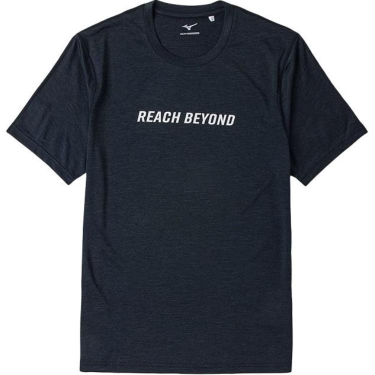 

Mizuno Производительность Дышащая Удобная Толстовка Футболка с Коротким Рукавом Мужские Топы Черный J2MA1041 S