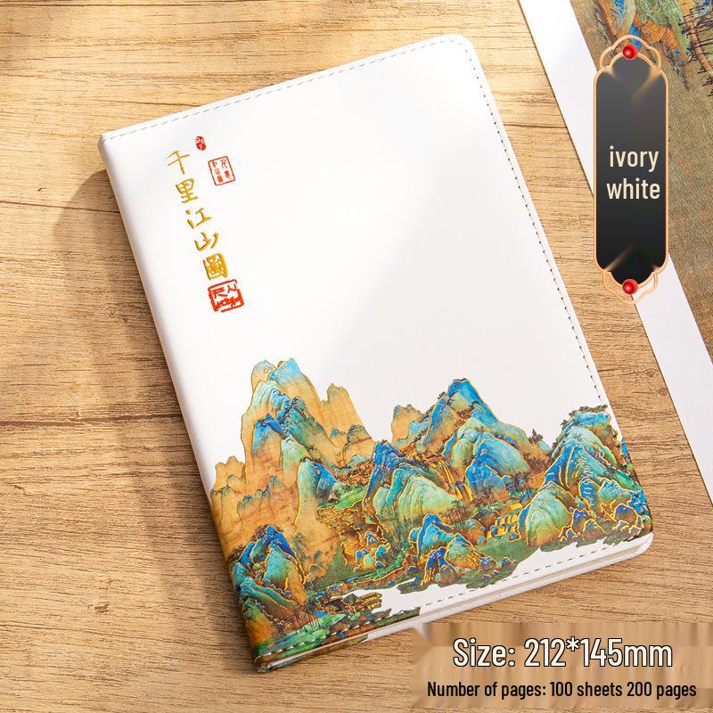 Exquisite Guochao Chinese Style Notebook & Diary Gift Set for Business Meetings