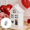 Hollow Mini House Tealight Candle Holders,Decorative Candle Holders for Table Centerpieces Christmas Home Decorations