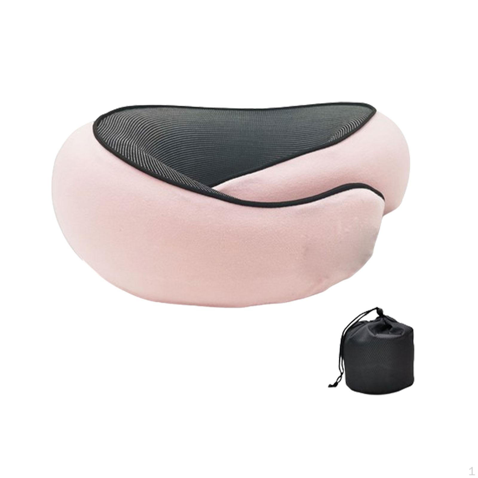 

Подушка для путешествий в самолете, подголовник, съемный чехол, удобная поддержка шеи, подголовник для розовый