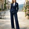 Gelber Damenanzug Zweireihiger Anzug für Damen Maßanfertigung Power Suit Outfit für Hochzeitsgäste (Jacke+Hose)