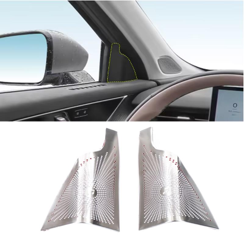 Abaiwai For Chery Tiggo 9 2025 Car Door Audio Speaker Cover A/c Pillar Tweeter Seat Horn Rear Panel Loudspeaker Stickers