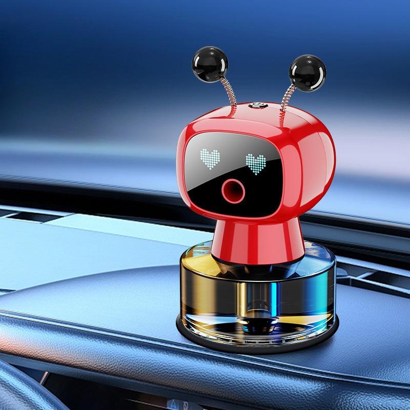Design Robot Difuzor de Aromă Auto Reîncărcabil Ochi Emoționali AI 4 Moduri Reglabile Odorizant Inteligent pentru Mașină