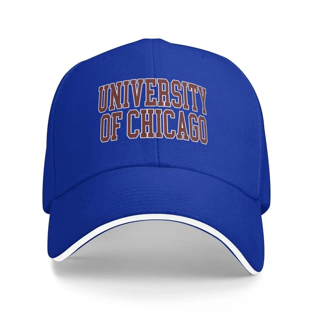 University of Chicago Baseball Cap Hip Hop Beach Outing Gentleman Hat Bobble Hat Golf Unisex Women's