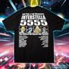 Summer Men T-shirts Anime Leiji Matsumoto Print T-shits Oversized Y2k Short Sleeve Rock Punk Casual Cotton Top Tee Male Clothes
