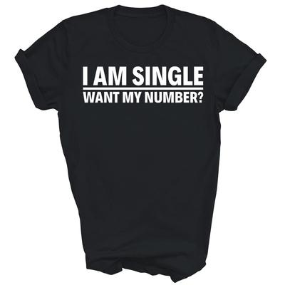 Jsem single Chci své číslo Unisexové tričko Dárek