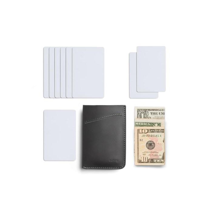 [Bellroy] Card Sleeve Slim Leather Wallet - CharcoalCobalt 105mm x 70mm x 7mm