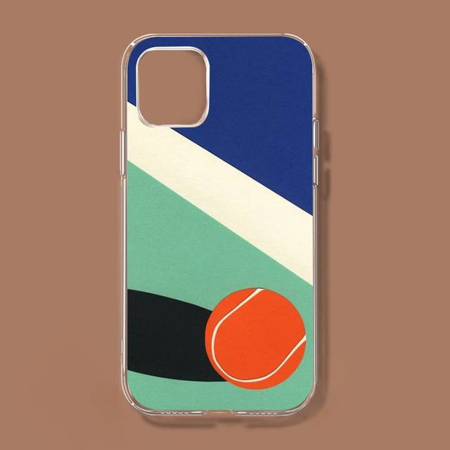 Tennis Print Phone Case For Iphone 11 12 13 Mini Pro Xs Max 8 7 6 6s Plus X 5s Se 2020 Xr Cover