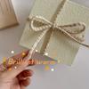 Vintage Red and White Contrasting Corrugated Hemp Rope Home Decoration Handmade Gift Packaging Technology DIY Packaging Gift