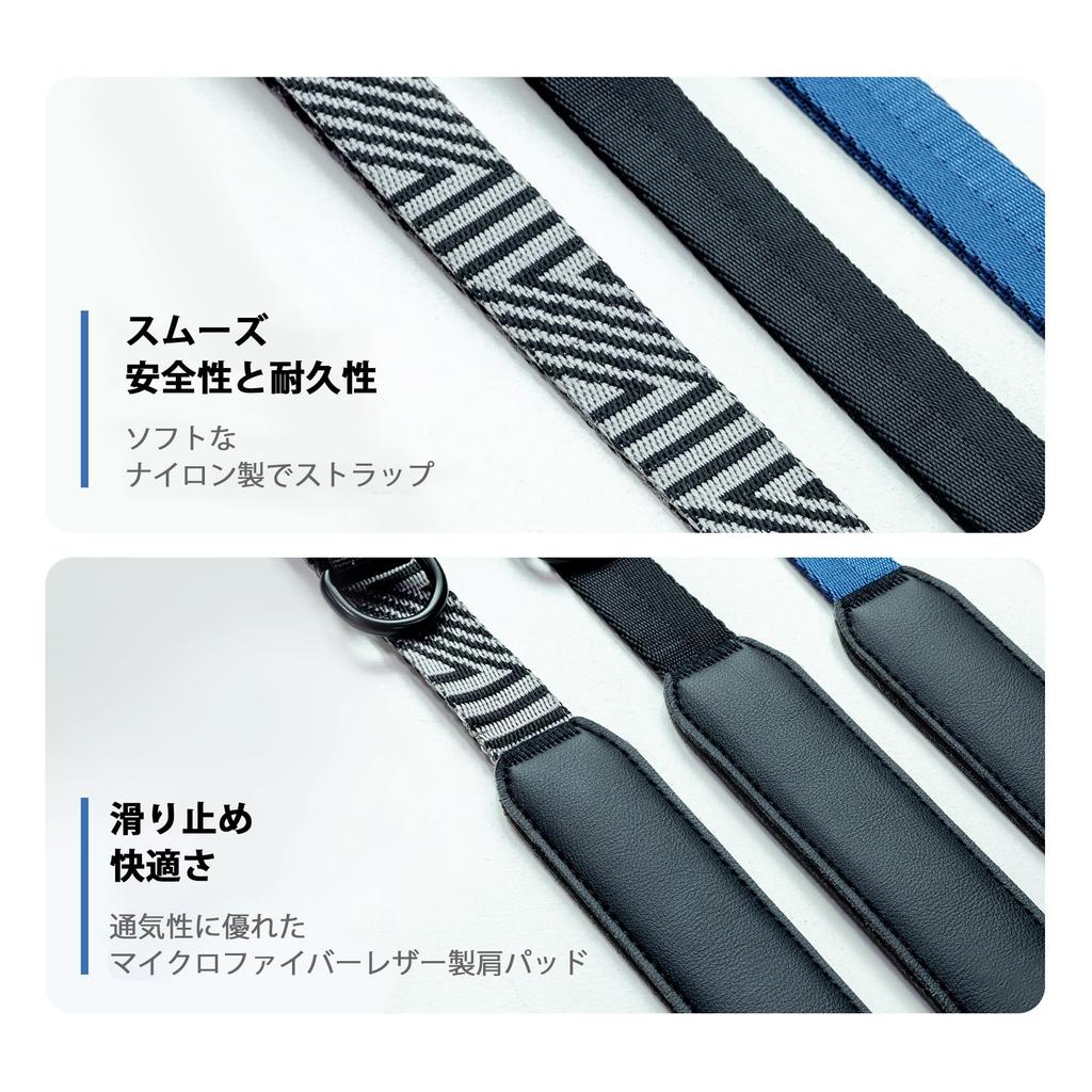 JJC Camera Neck Strap with Drop Protection for Nikon COOLPIX Sony ZVE10 Lumix Mark Leica Q3 Fuji Canon EOS R6 Mark II Mirrorless SLRs Strap/Shoulder