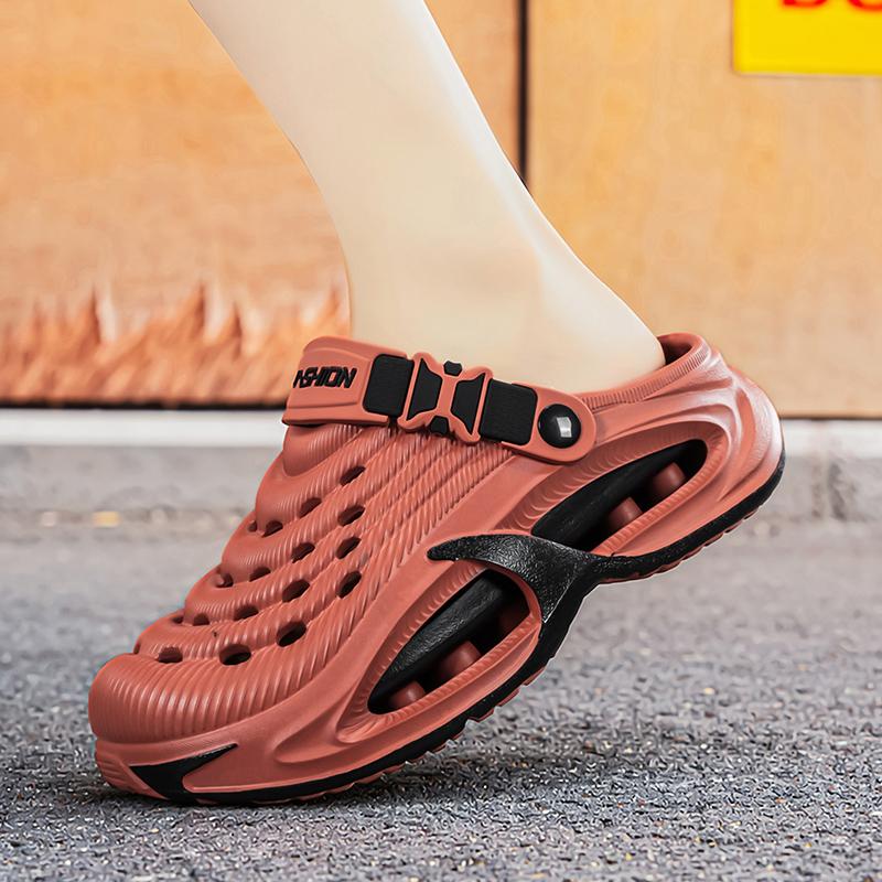 Zoccoli da uomo in EVA leggeri a punta chiusa scarpe da giardino antiscivolo suola morbida Per Spiaggia Giardino Estate Esterno Uso Quotidiano Leggeri