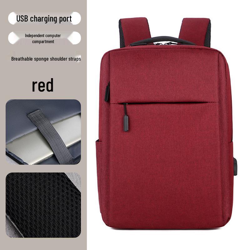 Большой емкости мужской и женский рюкзак в стиле business casual 16-inch