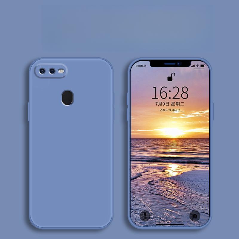 

Подходит для Oppoa7 Чехол для мобильного телефона Защитный чехол Жидкий мягкий силикон Полностью закрывающий Противоударный чехол для мужчин и женщин oppoa7