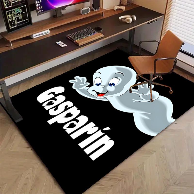 1pc Casper1 Design Printed Area Rug Carpet for Bedroom Living Room Home Decor Rugs Mat Non Slip Mat Rug for Bedside