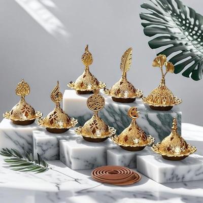 Alloy Aroma And Incense Burner Decorative Censer Home Decoration Mini Living Room Aromatherapy Ornament