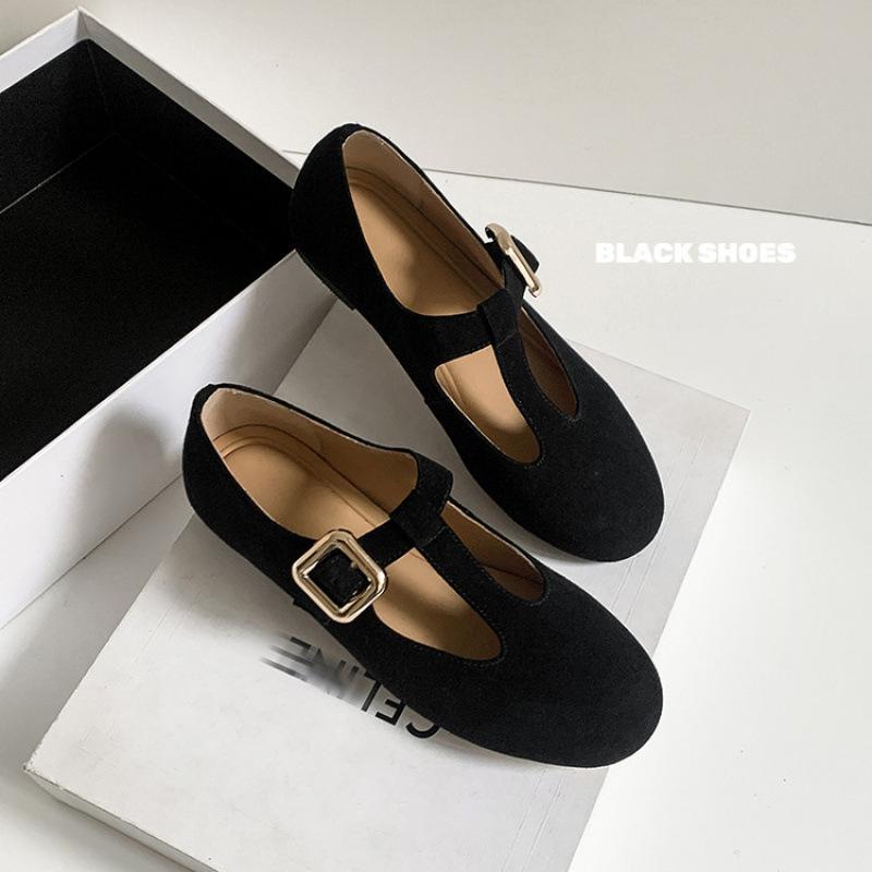 

Новые женские кожаные повседневные туфли-одинарки, нескользящая подошва из говяжьей кожи, удобные женские туфли из овчины, низкий каблук, легкий вырез, на четыре сезона, одинарные s 40 чёрный