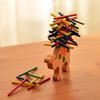 Cartoon Baby Educational Toys Elephant/Camel Balancing Blocks Wooden Toys Colorful Wood Balance Beam Game Gift for Children