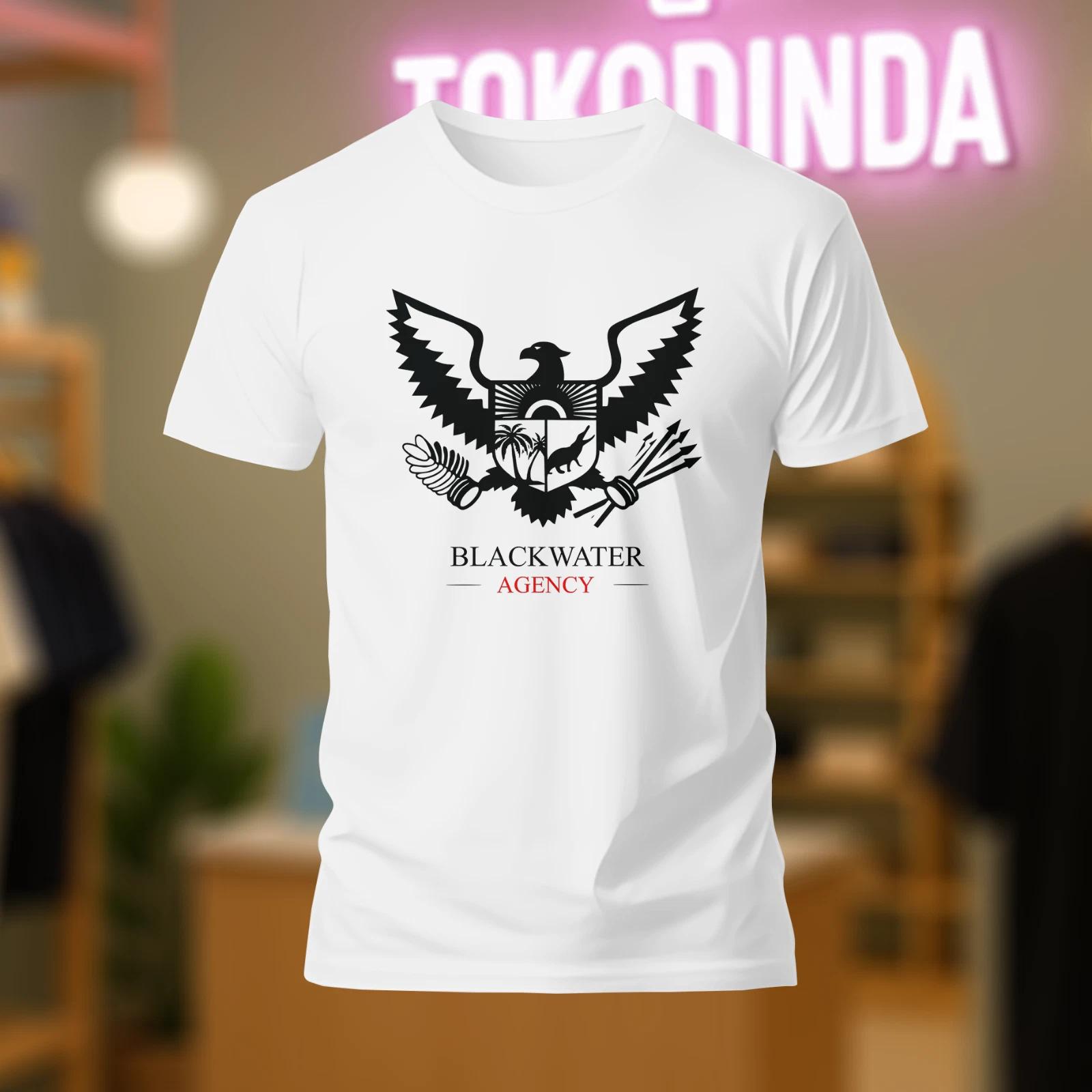 Blackwater Agency Academy Guns Firearms logo T-Shirt Funny Made In USA S-5XL XL