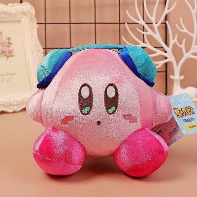 Pluszowa zabawka Anime Kirby Kawaii Urocza Różowa Kreskówka Miękka Wypchana Lalka Zwierzątko Puszysty Poduszka Wystrój Domu Prezent Urodzinowy dla Dzieci