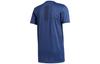 Adidas T Shirts Men's Tech Indigo Crew Neck Moderate Straight Fit GL7299