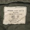 US AIR FORCE 80s F-1B DLA Vintage Flight Pants 32 Gray Men's Used