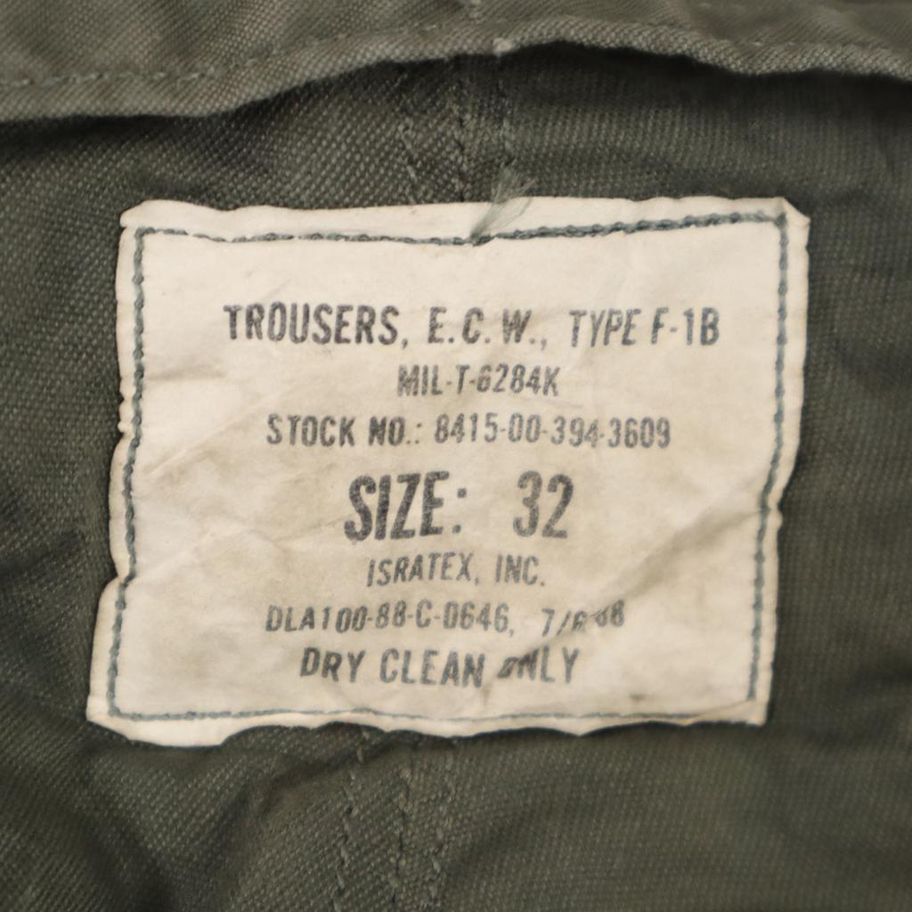 US AIR FORCE 80s F-1B DLA Vintage Flight Pants 32 Gray Men's Used