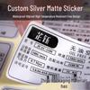 Self-Adhesive Electric Meter Nameplate Labels
