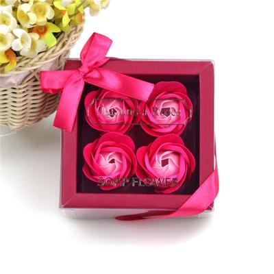 1 Box ewiger Blumenduft für immer bedeutungsvolle exquisite Verarbeitung Seife Rosenblume für Freundin