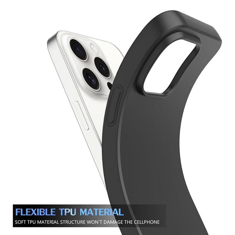 Luxury Matte Soft Case for iPhone 17 Air 16 15 14 13 12 Mini 11 X XS Max XR Cover for iPhone 16E 16 15 14 7 8 Plus SE 2 3 Funda