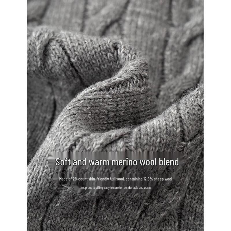 INMAN Women's Cable Knit Colorblock Cardigan