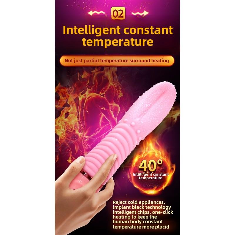 Tongue Licker Heated Female Masturbator Clitoral Stimulation Flirting Massage Vibrator Sex Toys