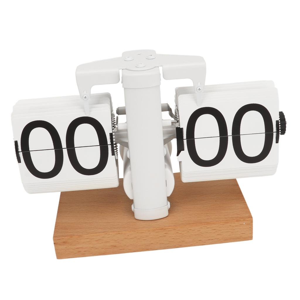 Automatic Flip Digital Clock Minimalist Vintage Auto Flip Table Clock for Home Livingroom Office