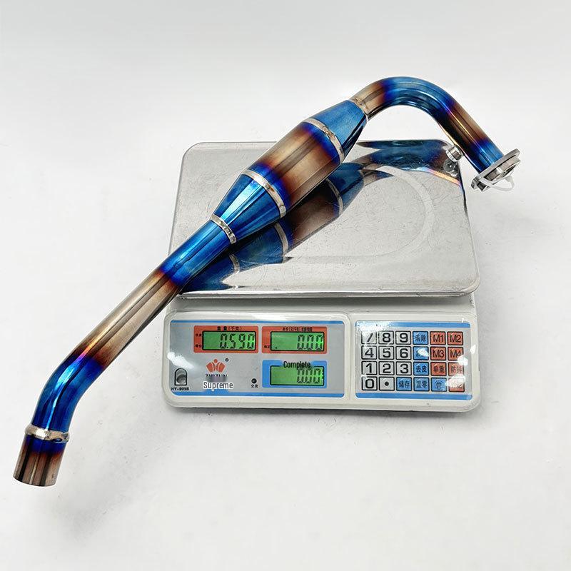 Titanium Alloy Front Exhaust Upgrade for SYM ADXTG400 Motorcycle