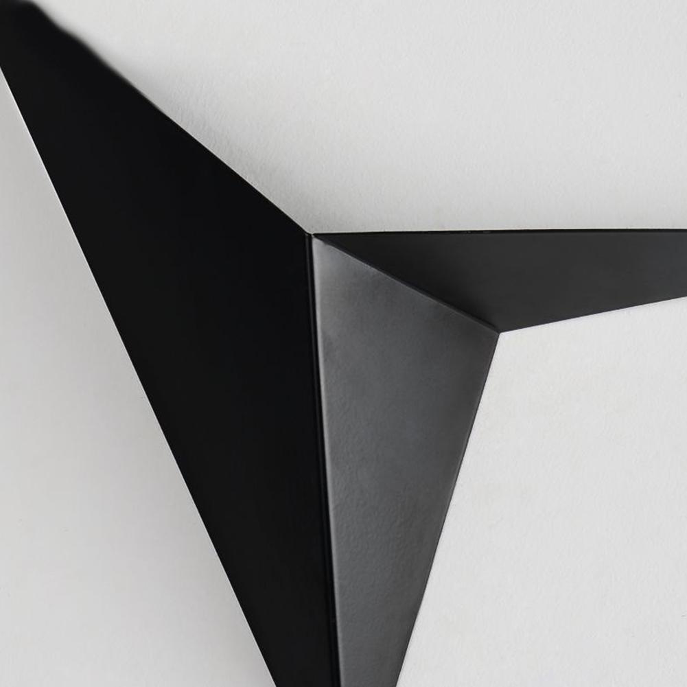 Modern LED Wall Lamp Indoor Creative Triangle Light Simple Bedroom Sanctum Aisle Stair Lighting Warm White Light