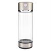 Hydrogen Water Filter Glass Bottle, Portable Lonizer Cup with USB Charging, High Borosilicate Glass with Silicone Pad, Purification Membrane for Offic