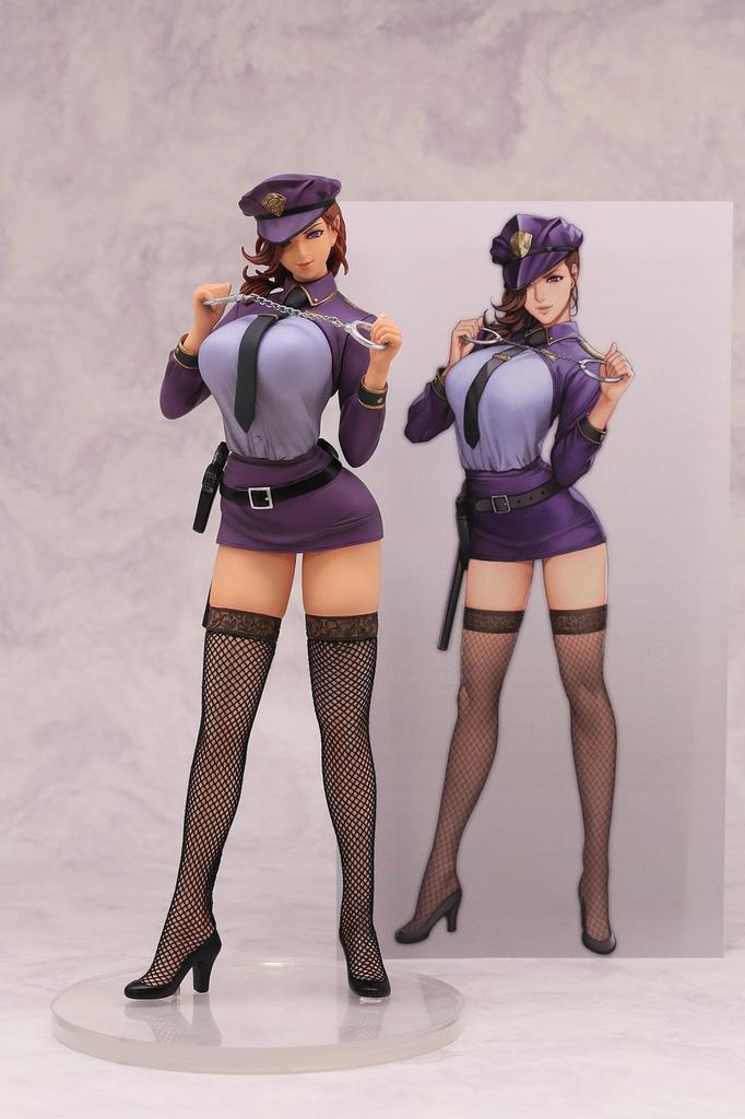Lewd and Sadistic Policewoman Akiko Designed by Oda Non Scale PVC Painted Finished Figure (Akiko) 1/6