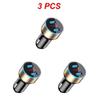2~5PCS Auto Vehicle Car Dual USB Car Charger QC 3.0 Fast Charging Adapter Cigarette Lighter LED Voltmeter For All Mobile Phone